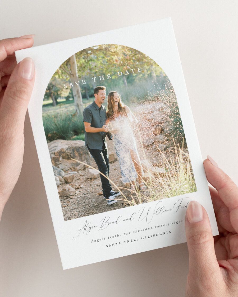 Alyssa Photo Save the Date with Hands