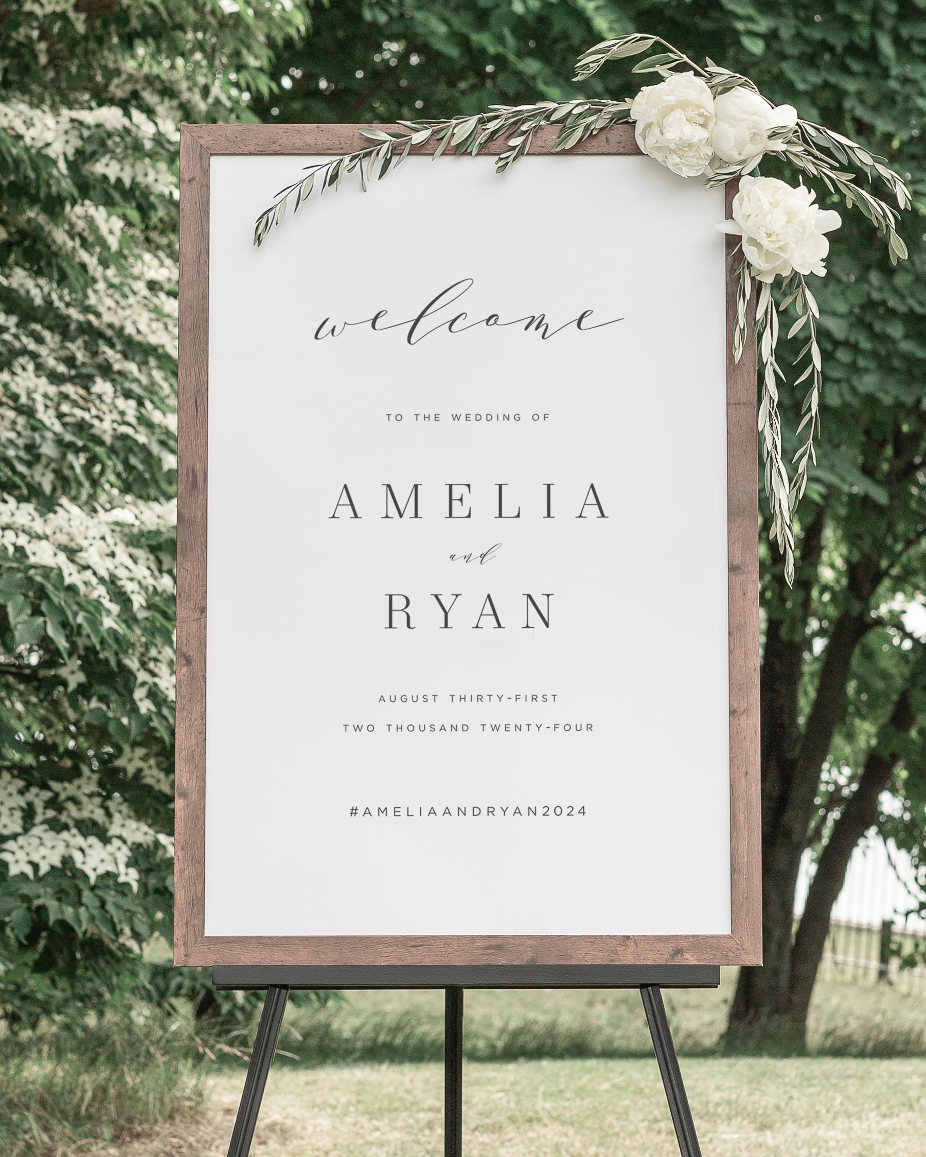 Amelia Welcome Signs