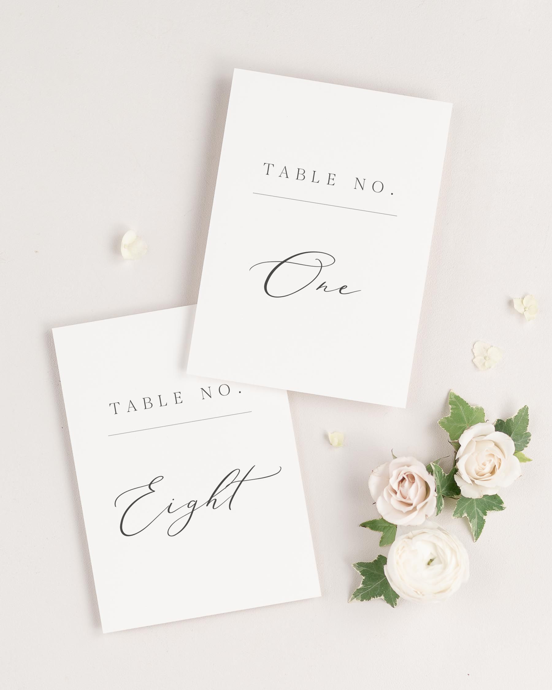 Annalena Table Numbers