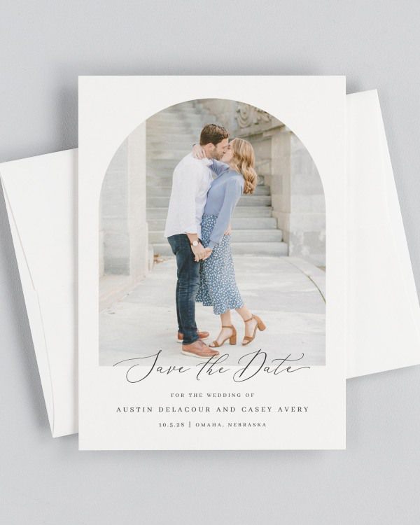 Austin Photo Save the Date with Envelope