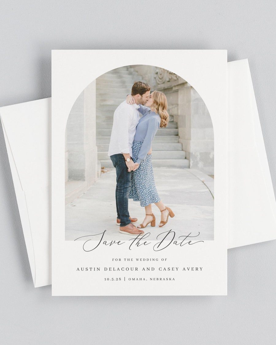 Austin Photo Save the Date with Envelope