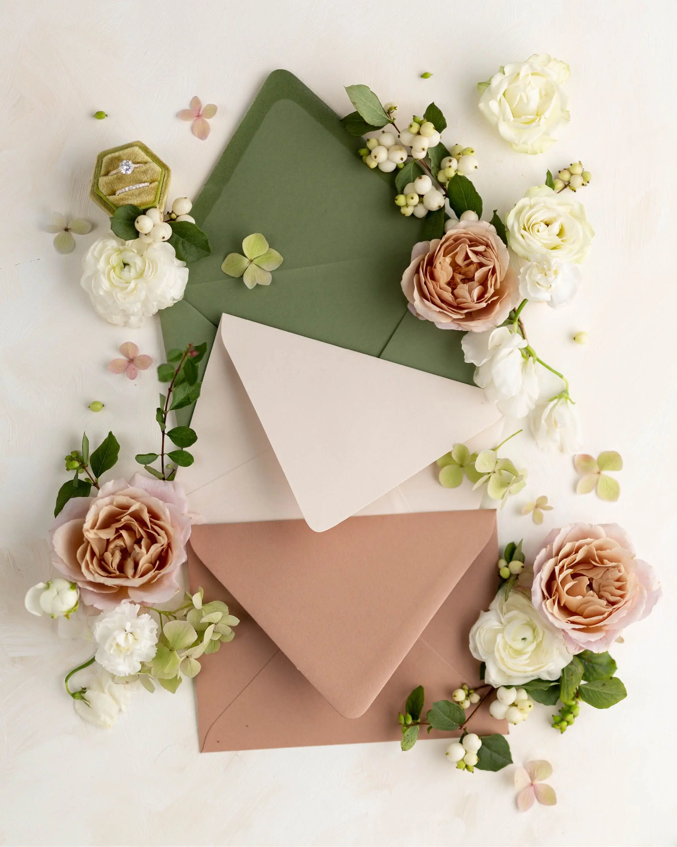 2025 Fall Wedding Inspiration Collage with Kendall Wedding Invitations