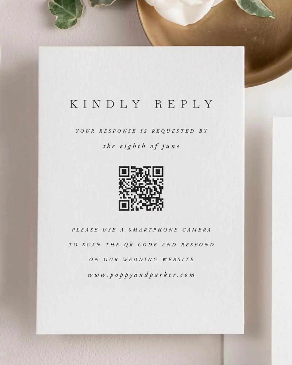 Poppy Online Response Card