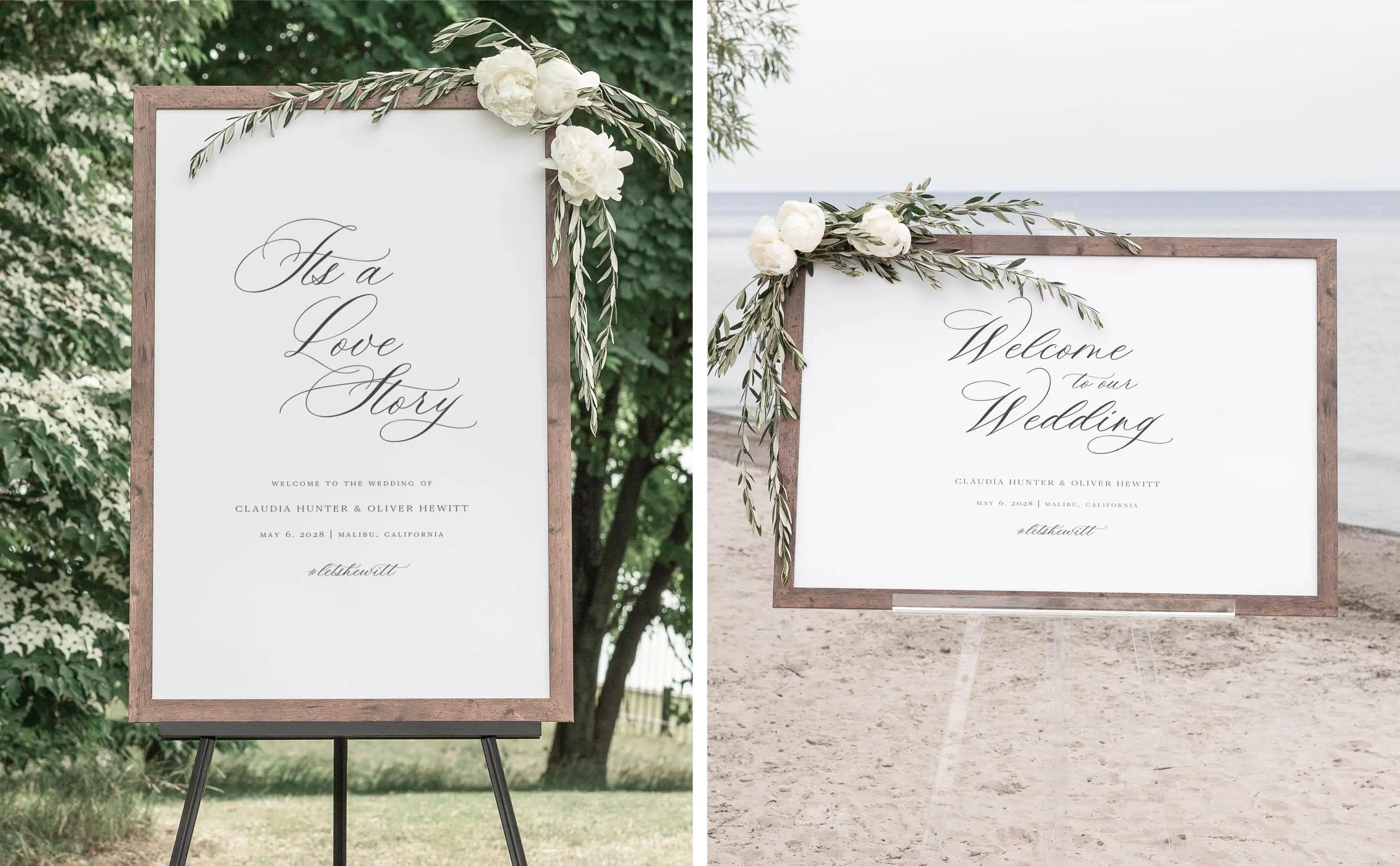 Claudia Welcome Signs