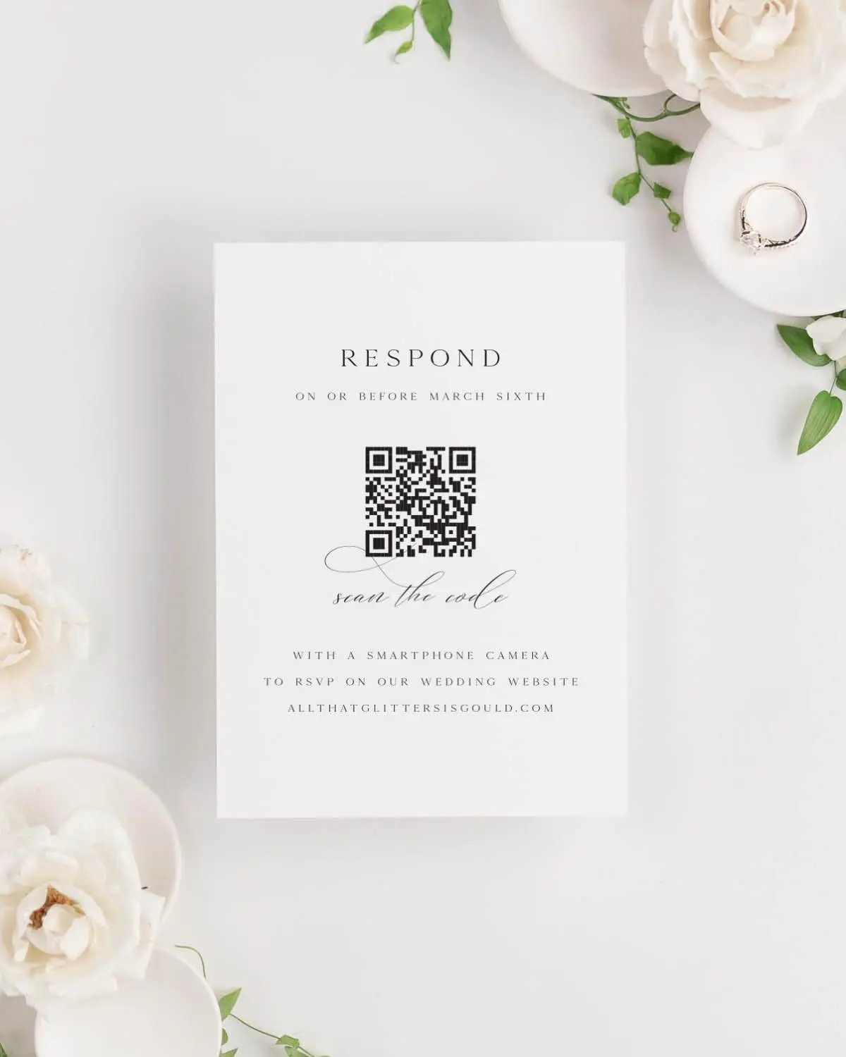 Gemma Wedding Online Response Card
