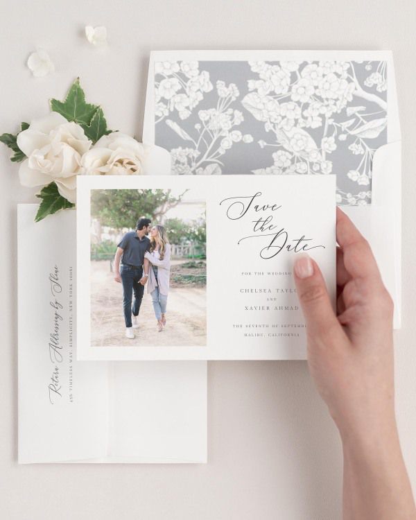 Chelsea Photo Save the Dates with Envelope Liner
