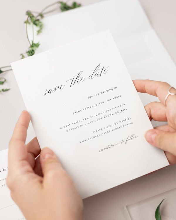 Chloe Save the Dates