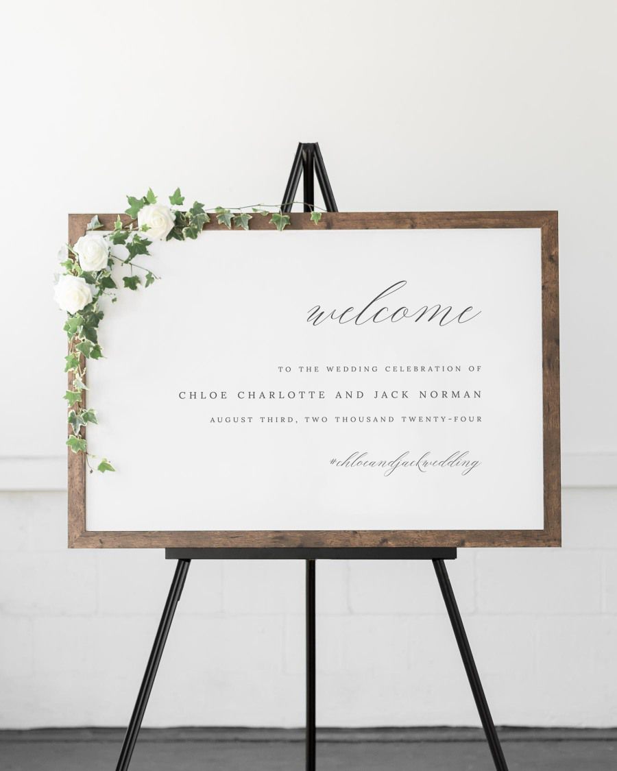 Chloe Welcome Signs