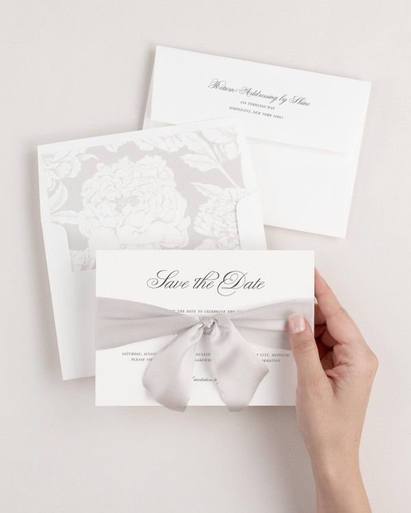 Classic Script Save the Dates