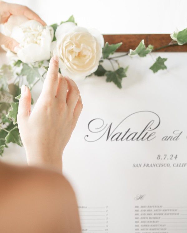 Classic Script Seating Charts