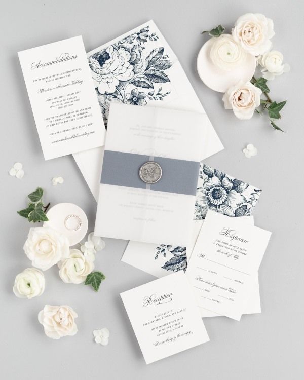 Classic Script Wedding Invitations