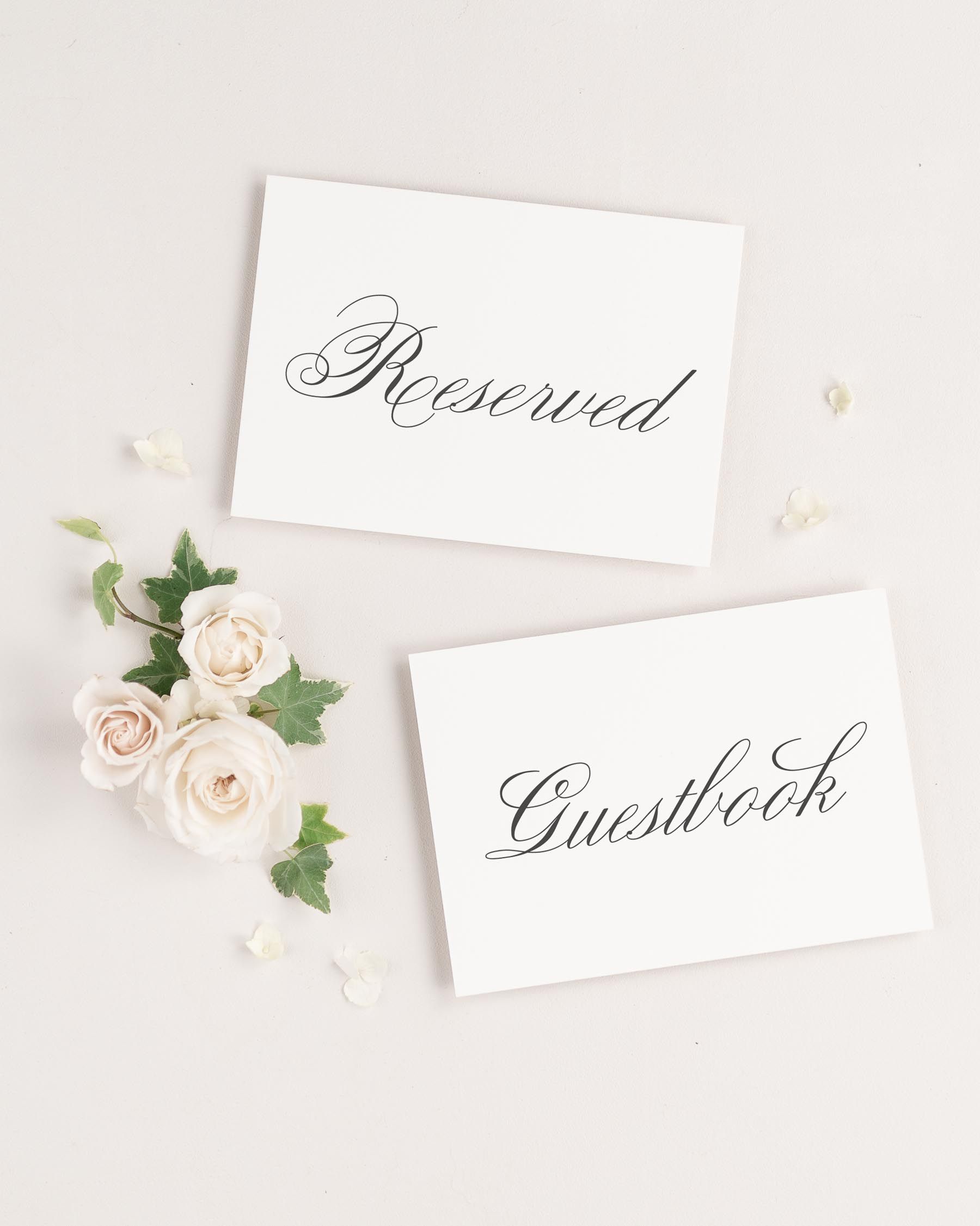 Classic Script Signs