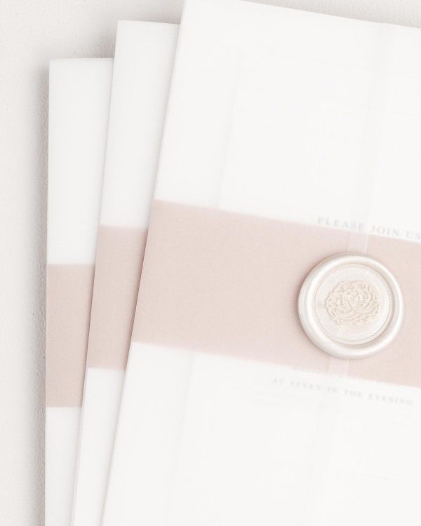 Claudia Letterpress Wedding Invitations