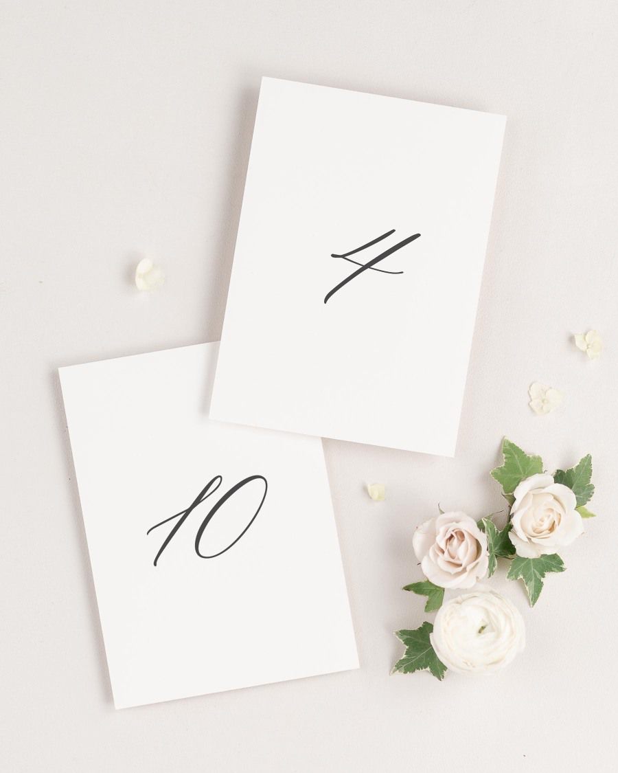 Claudia Table Numbers