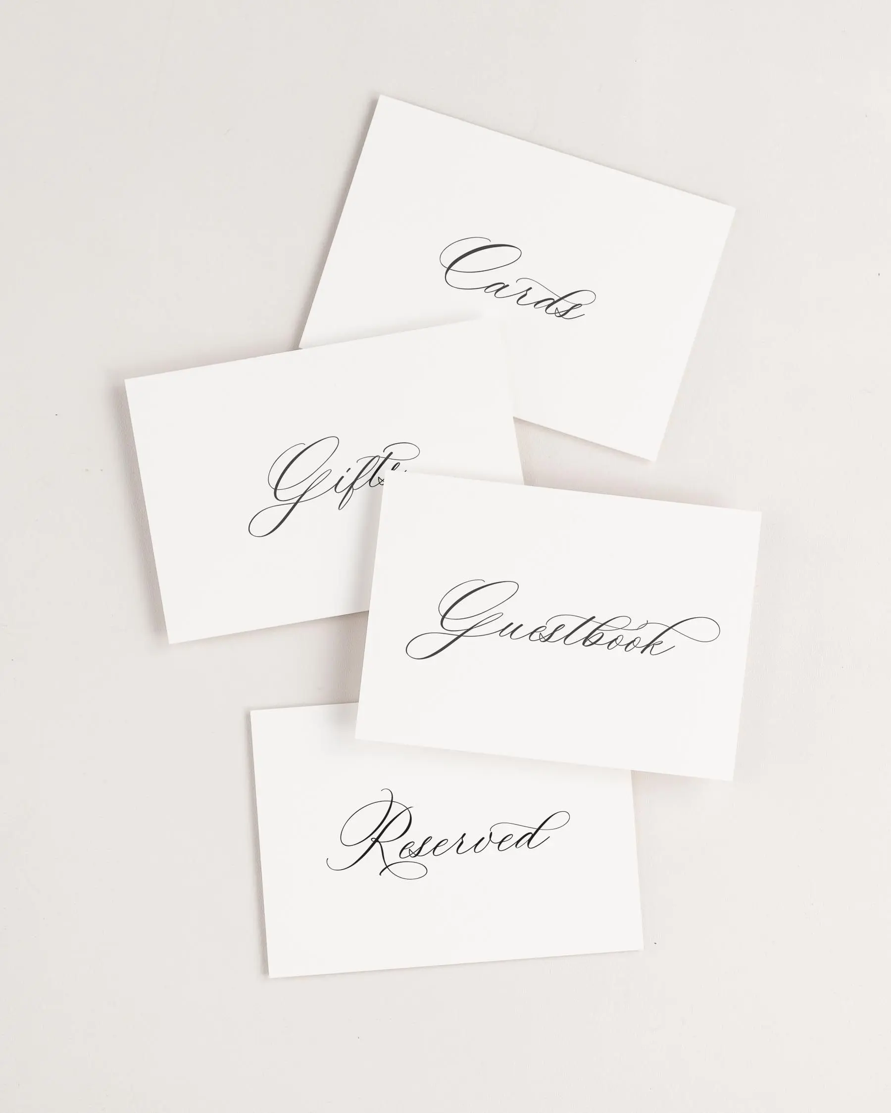 Claudia Wedding Signs