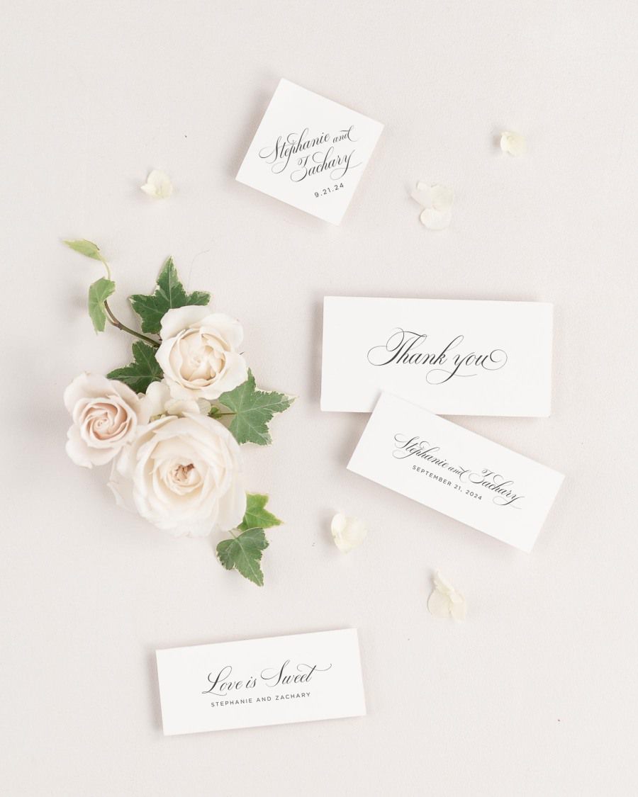 Delicate Elegance Favor Tags
