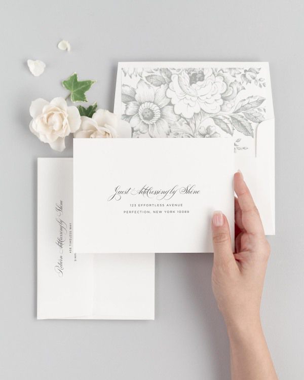 Delicate Elegance Save the Dates