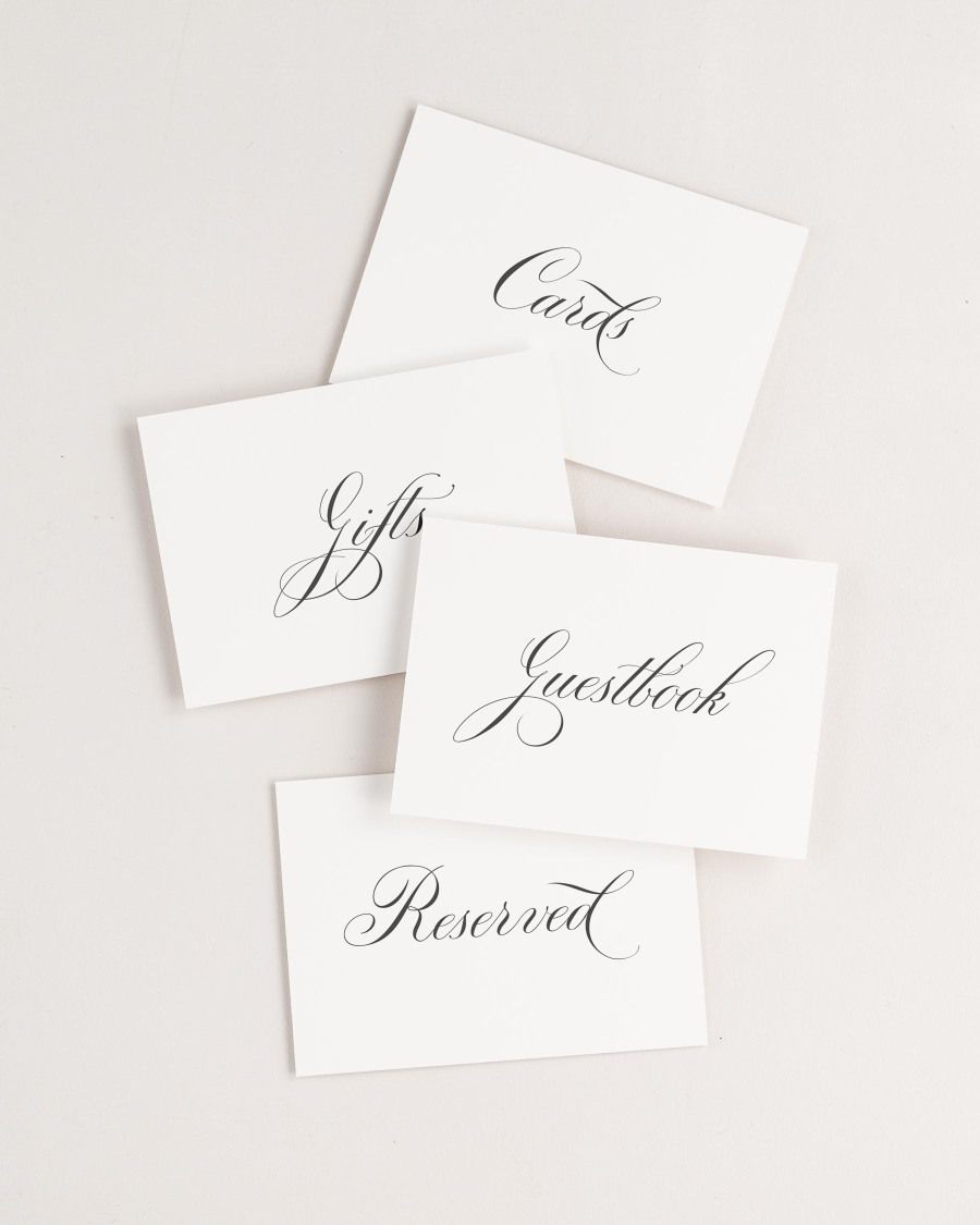 Delicate Elegance Signs