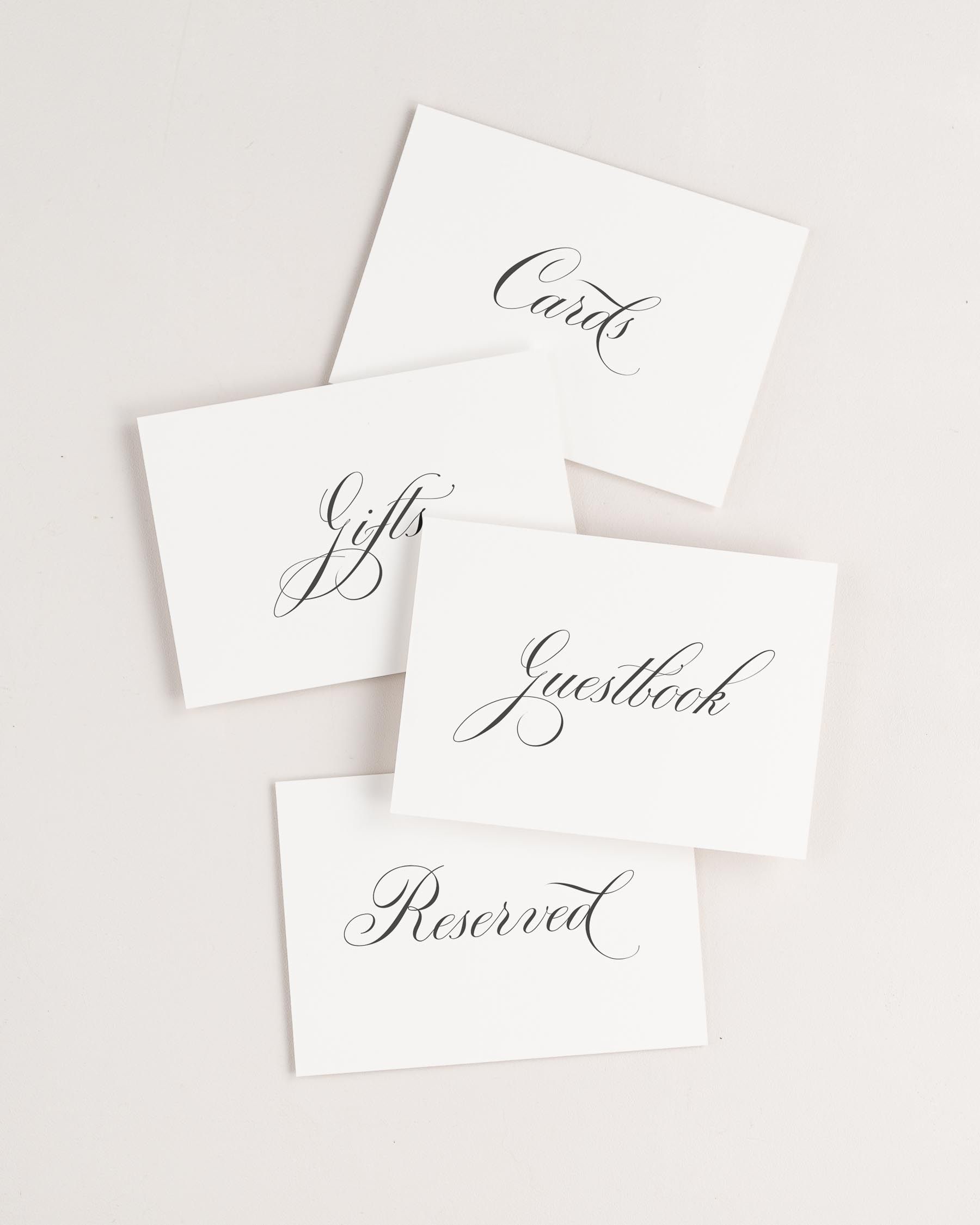 Delicate Elegance Signs