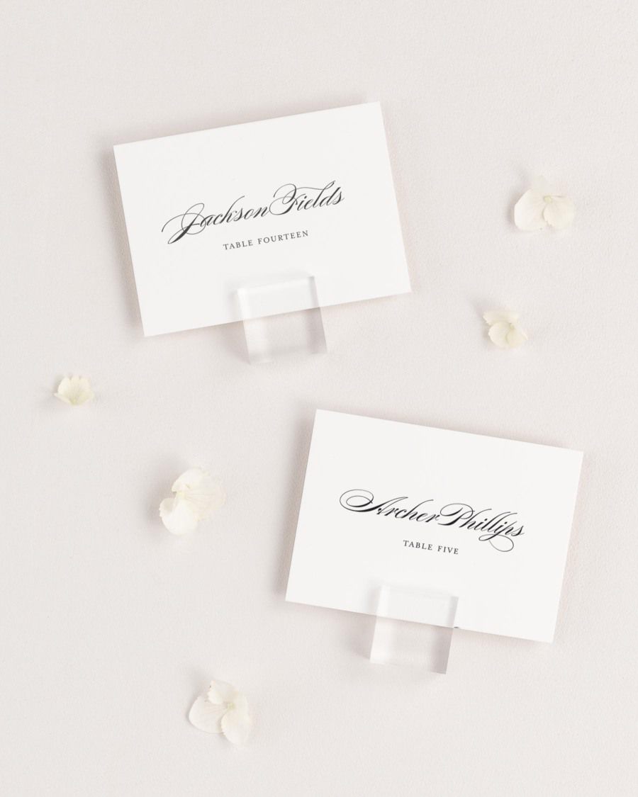 Elizabeth Place Cards