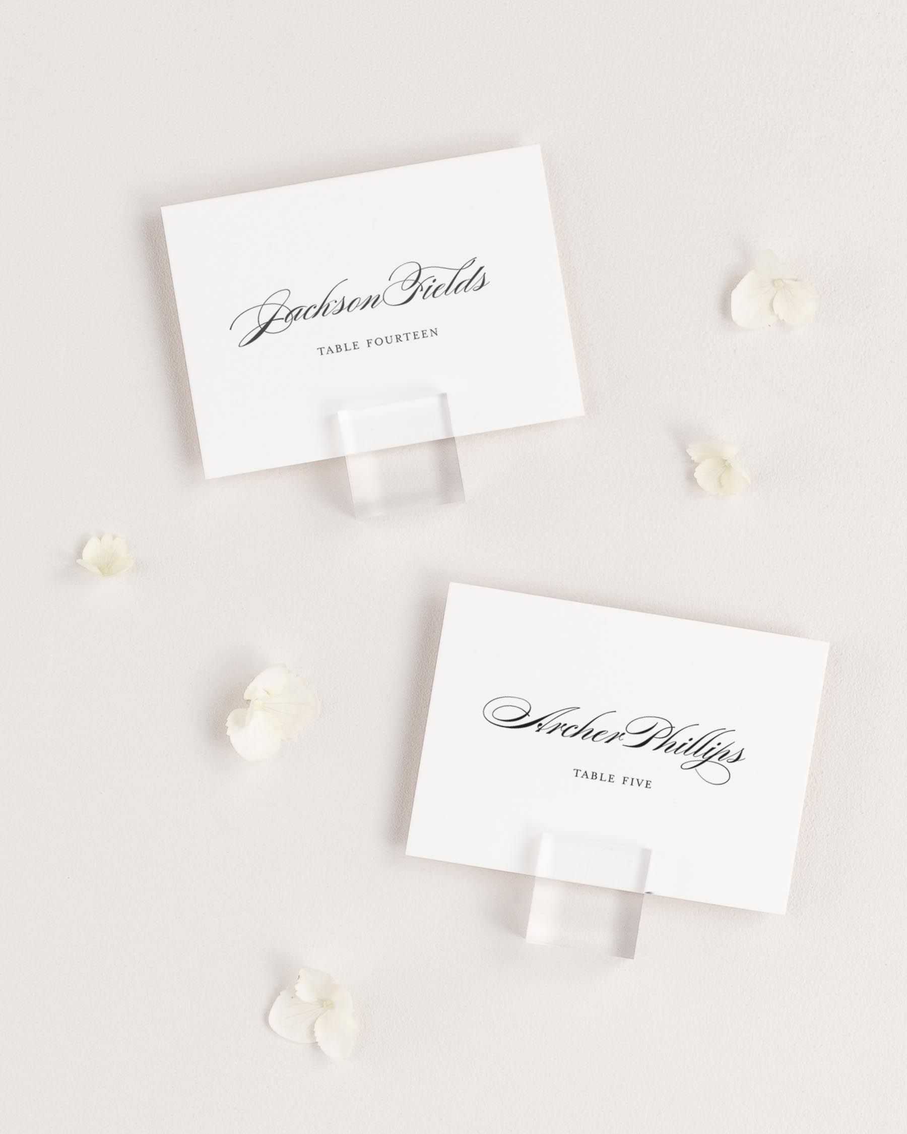Elizabeth Place Cards
