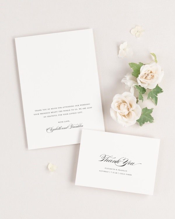 Elizabeth Thank You Cards