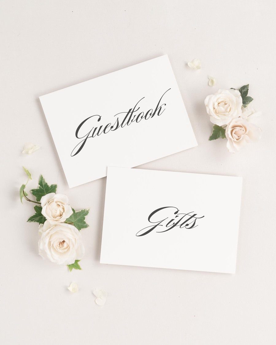 Elizabeth Wedding Signs