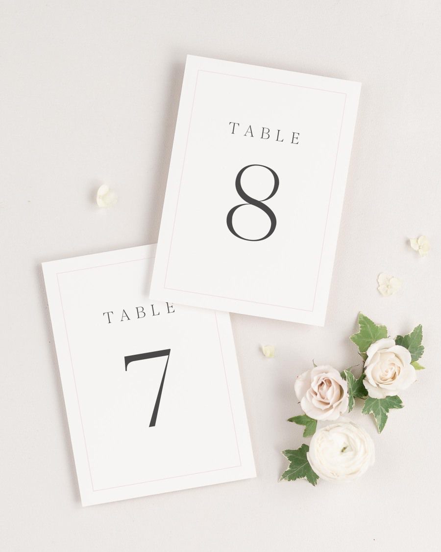 Emma Table Numbers