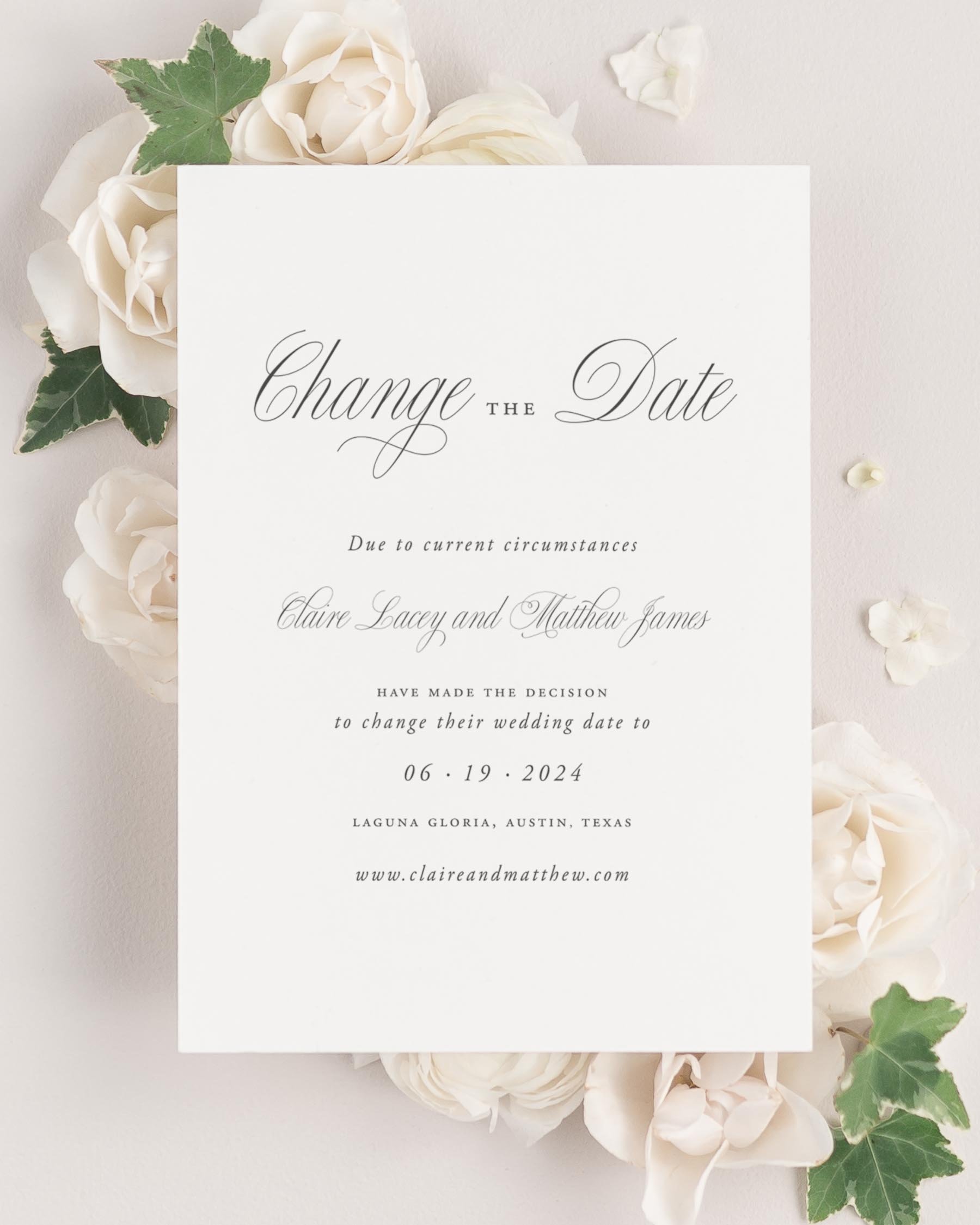 Garden Elegance Postponement Announcements