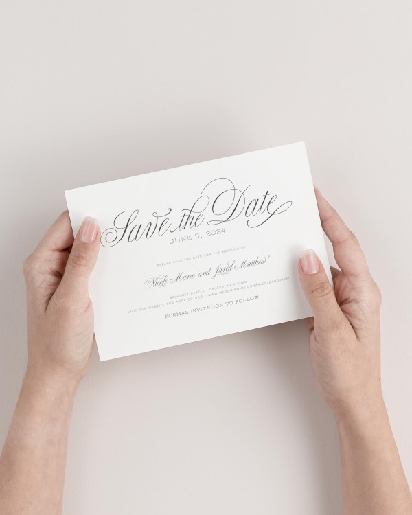 Garden Script Save the Dates