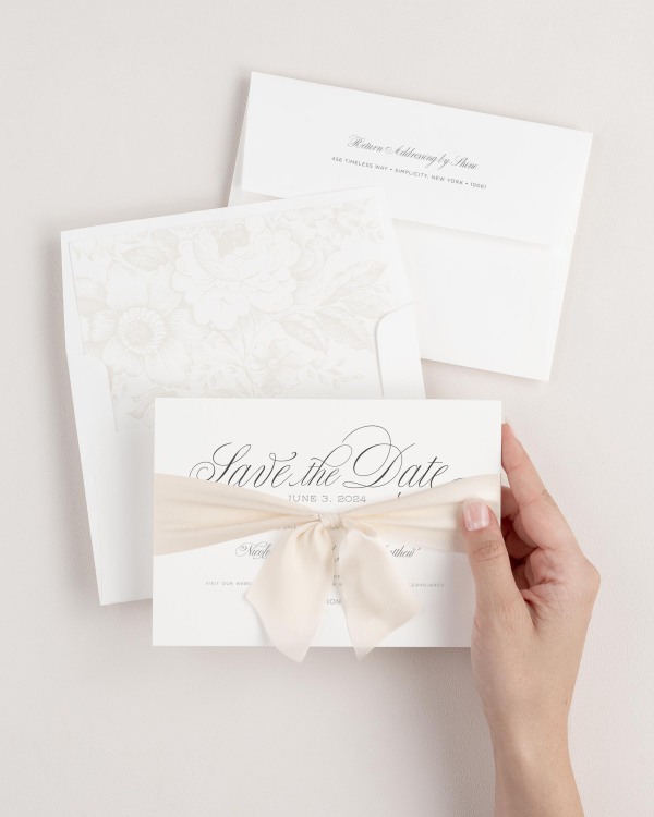 Garden Script Save the Dates