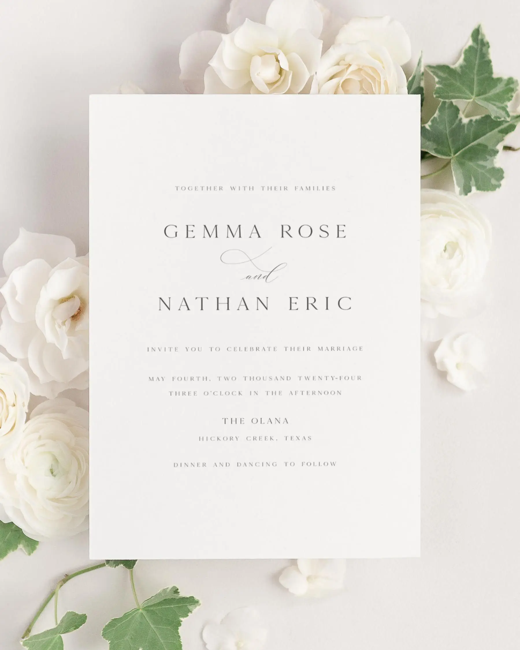 Gemma Wedding Invitation