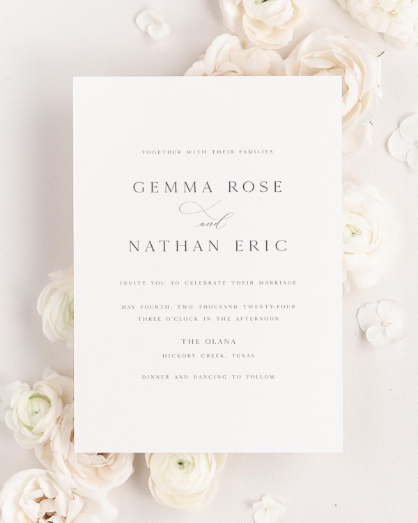Gemma Wedding Invitations