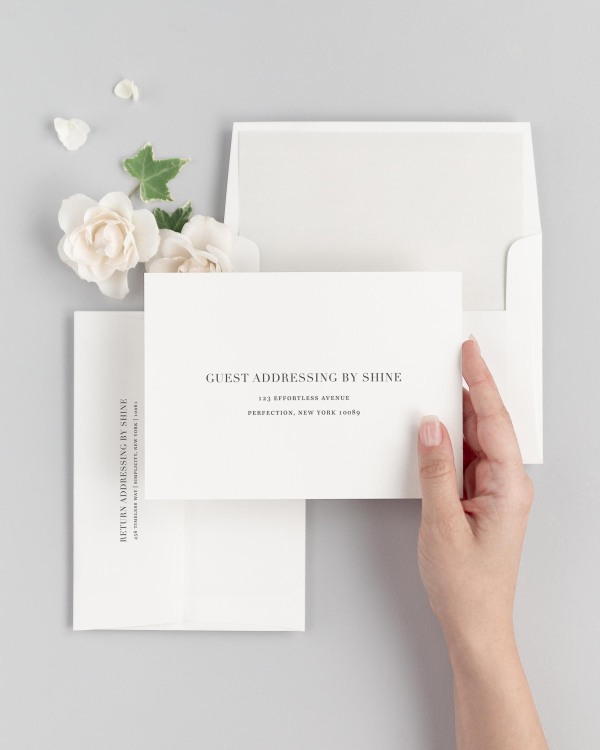 Glam Monogram Save the Dates