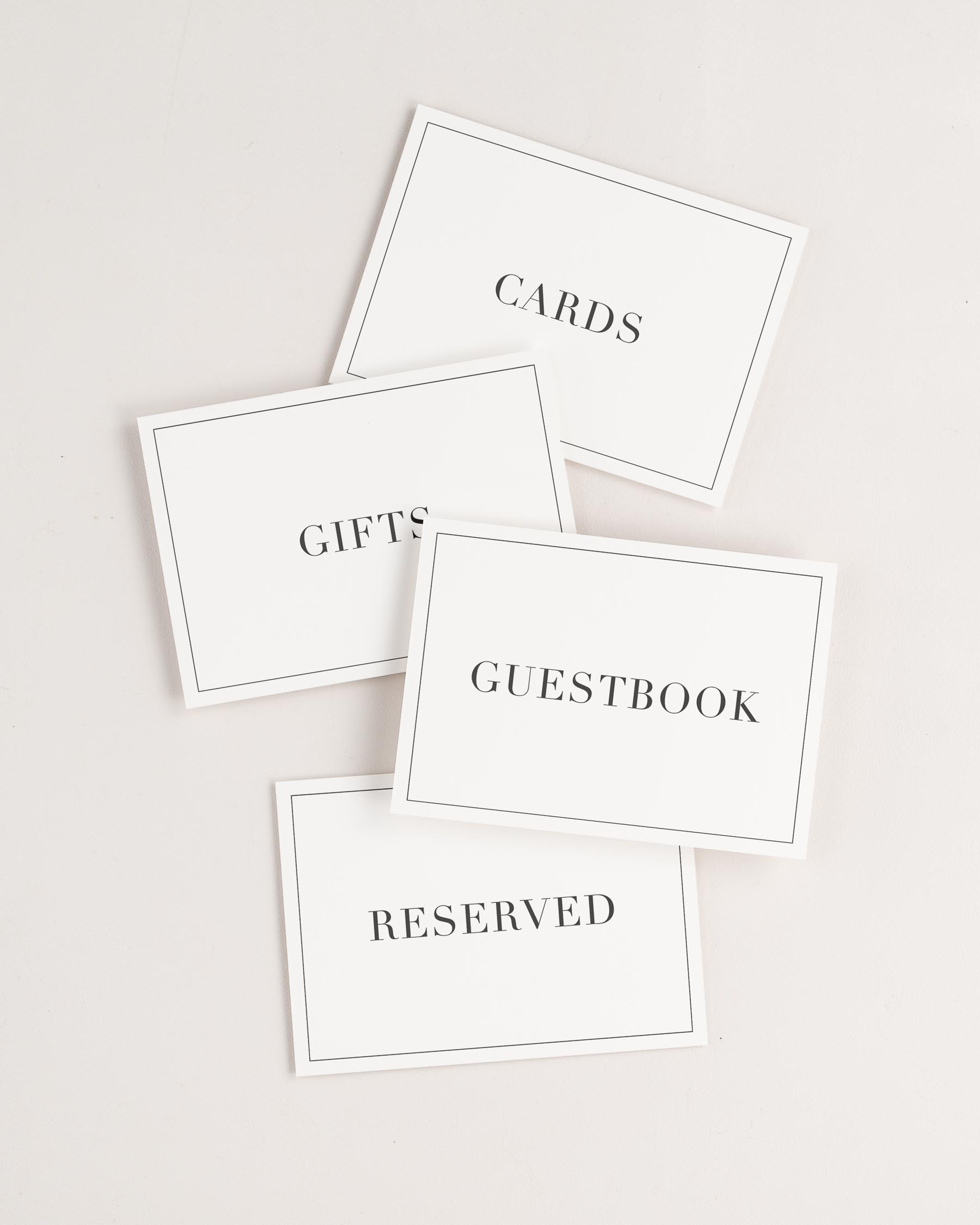 Glam Monogram Signs