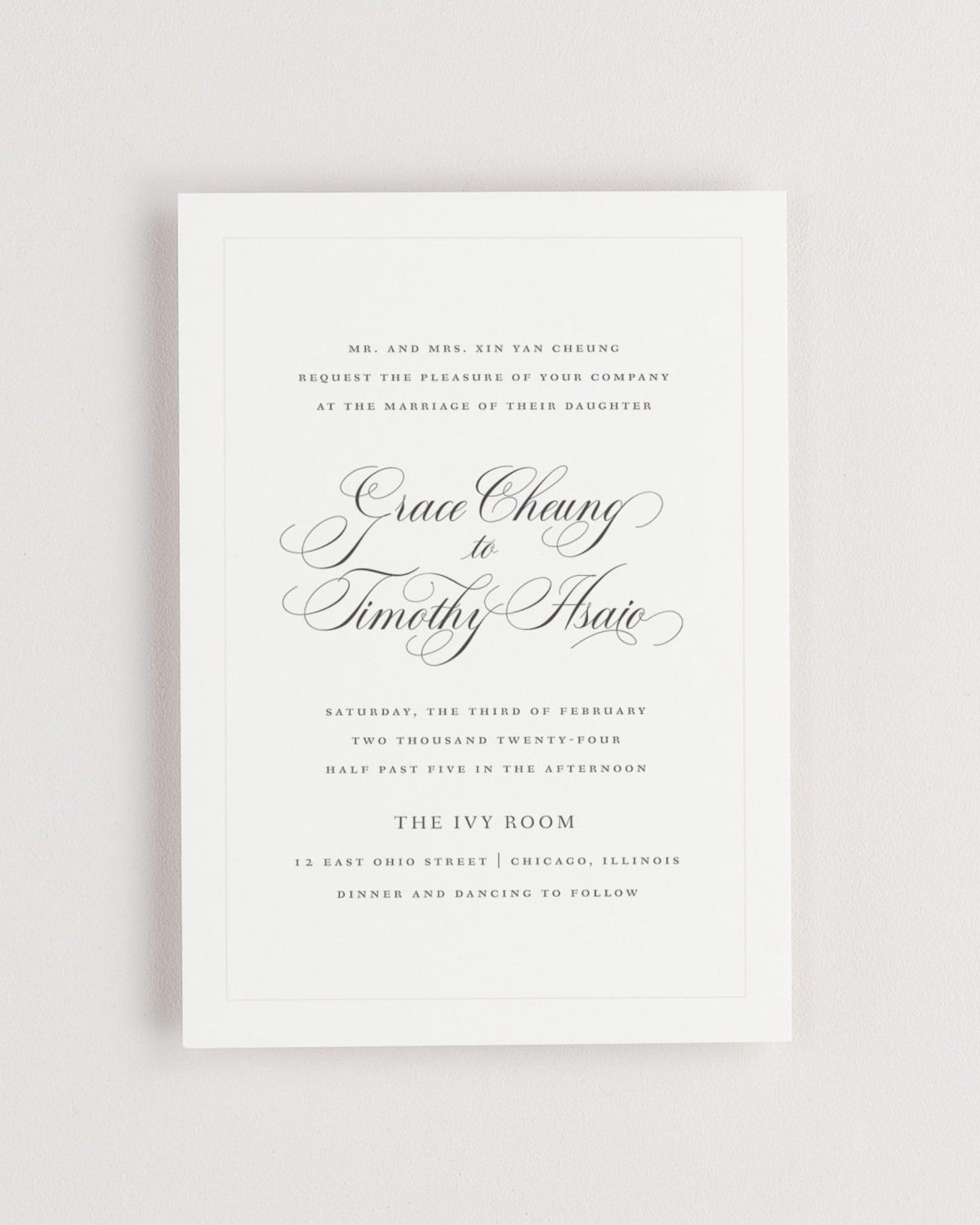 Gracious Invitations Wedding Invitations | Timeless Invitations for Modern Weddings
