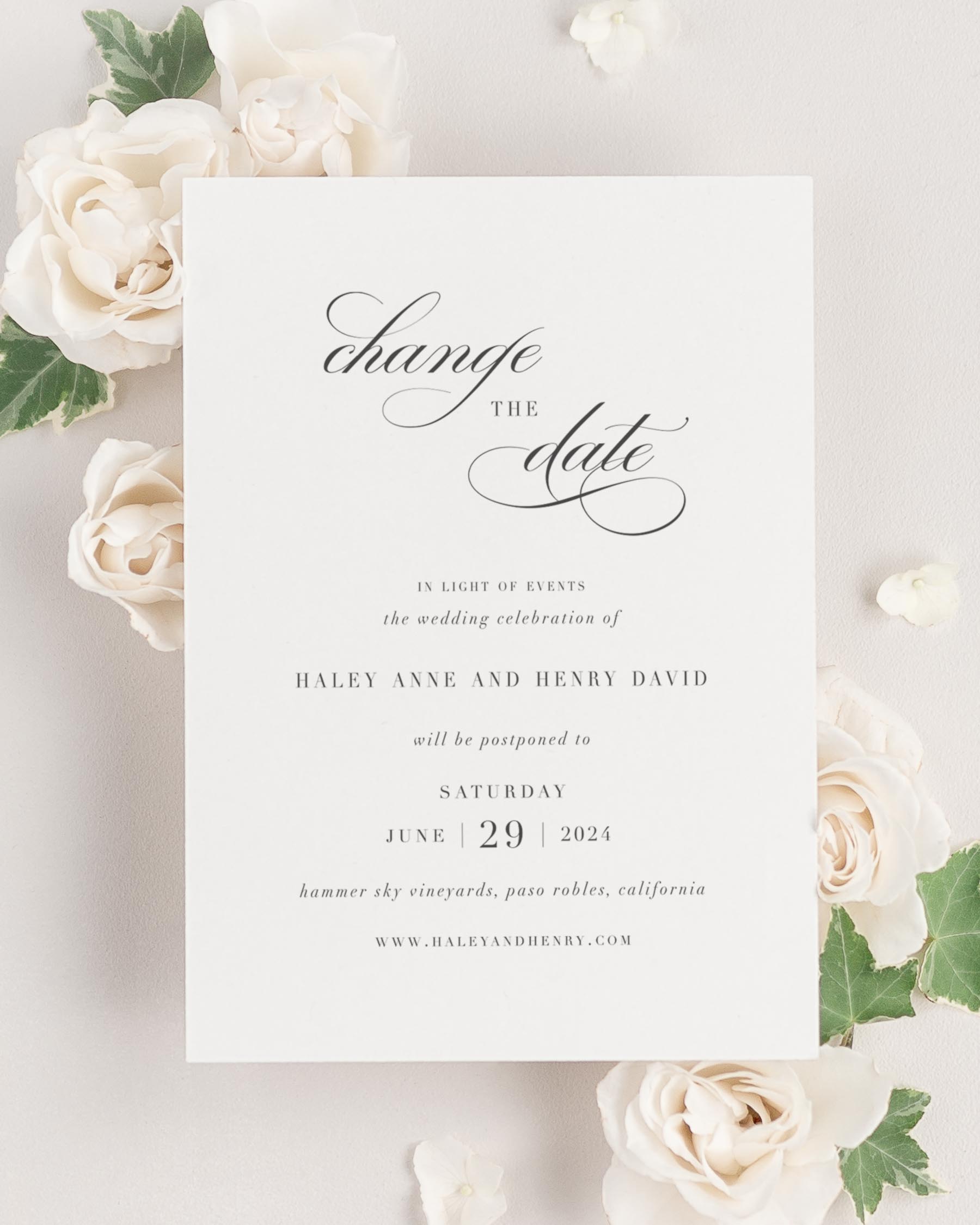 Haley Postponement Announcements