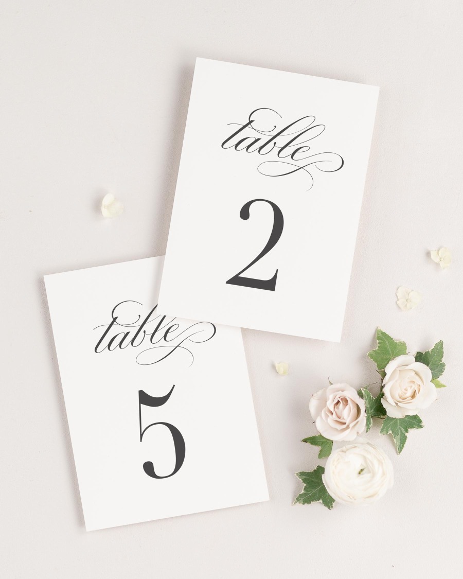 Haley Table Numbers