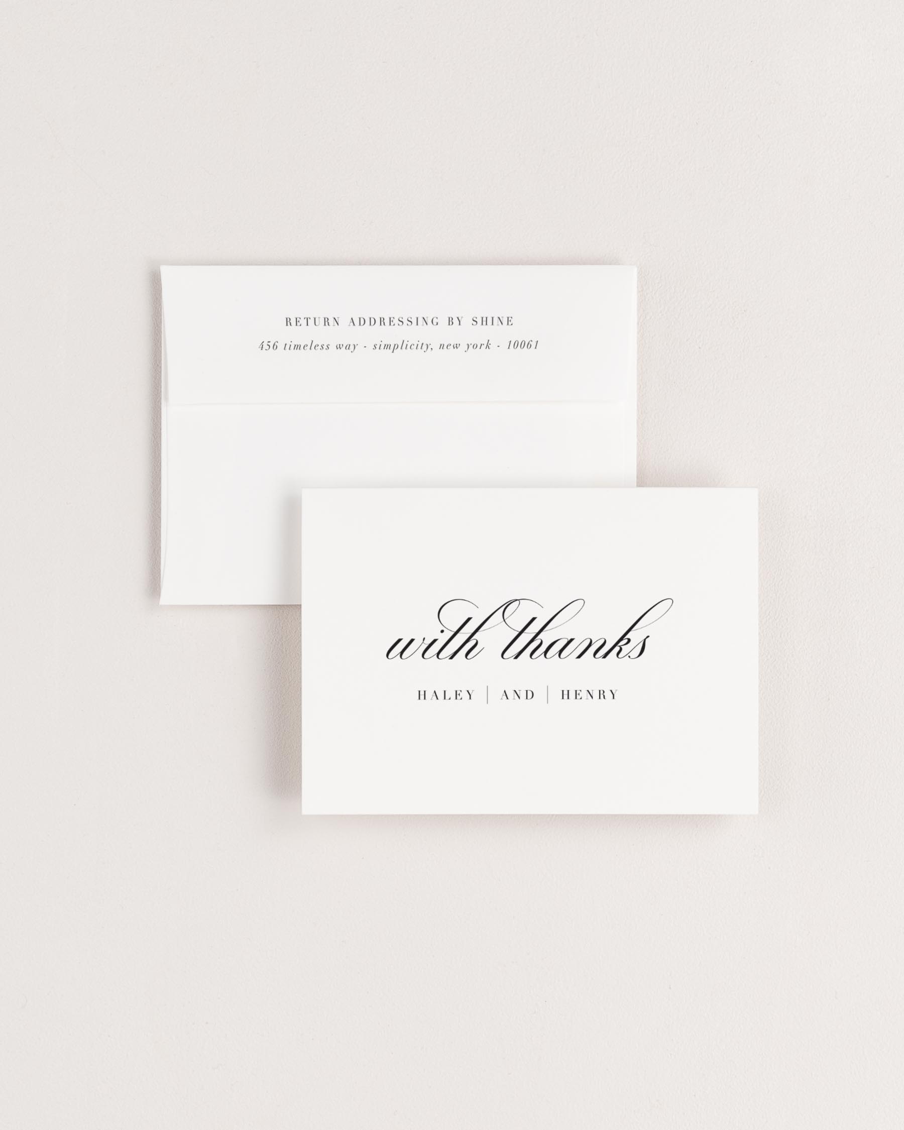 Haley Thank You Cards