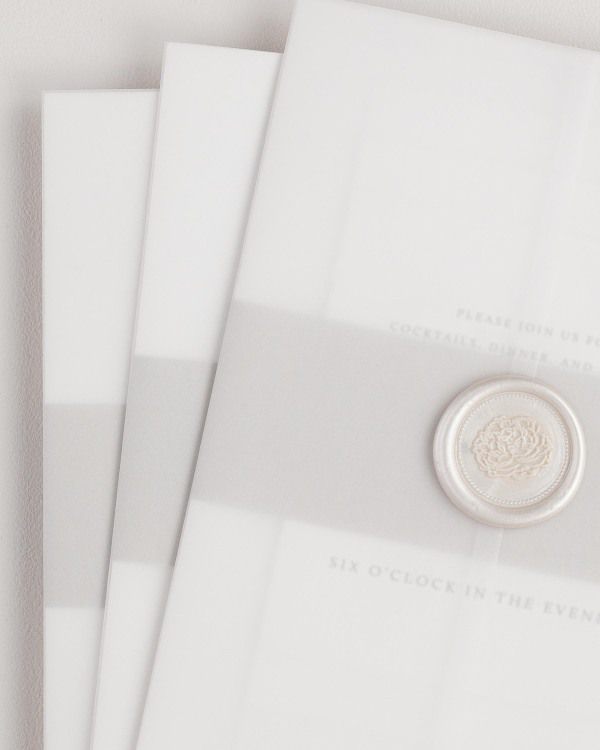 Hazel Letterpress Wedding Invitations