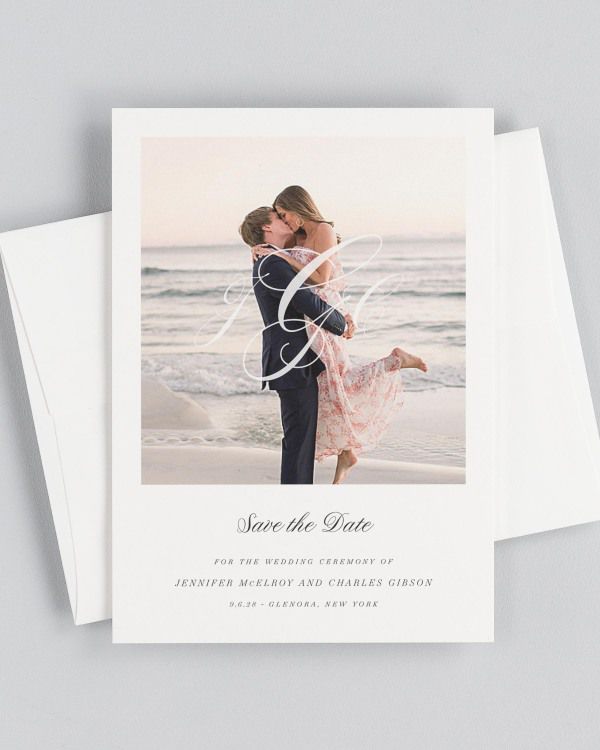 Jennifer Photo Save the Date with Envelope