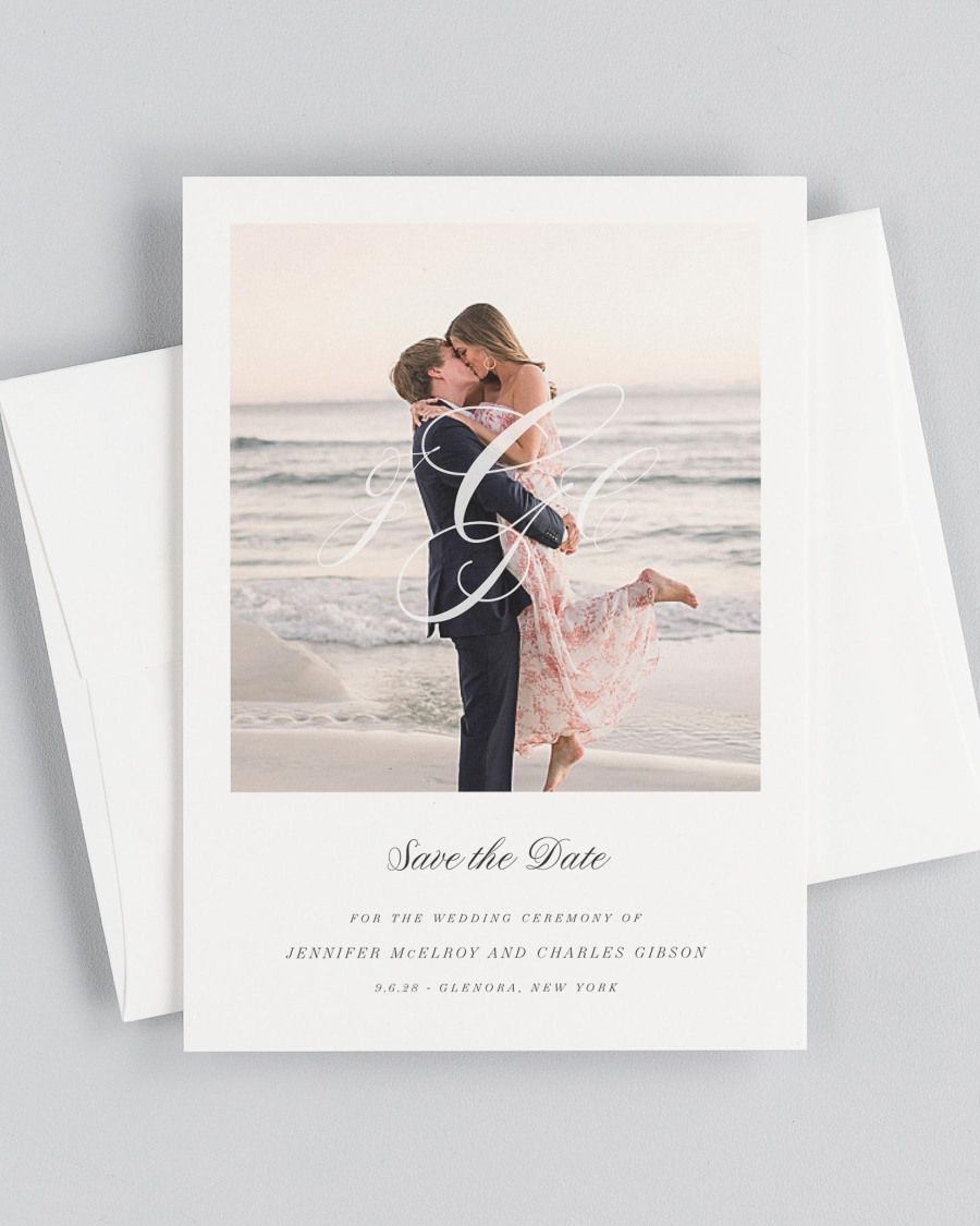 Jennifer Photo Save the Date with Envelope
