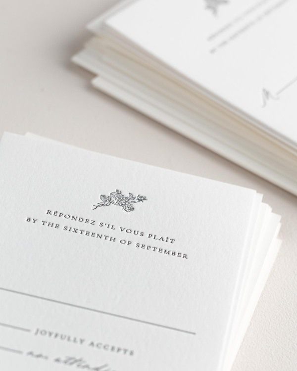 Madelyn Letterpress Wedding Invitations