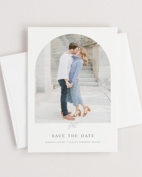 Madelyn Photo Save the Date with Envelope
