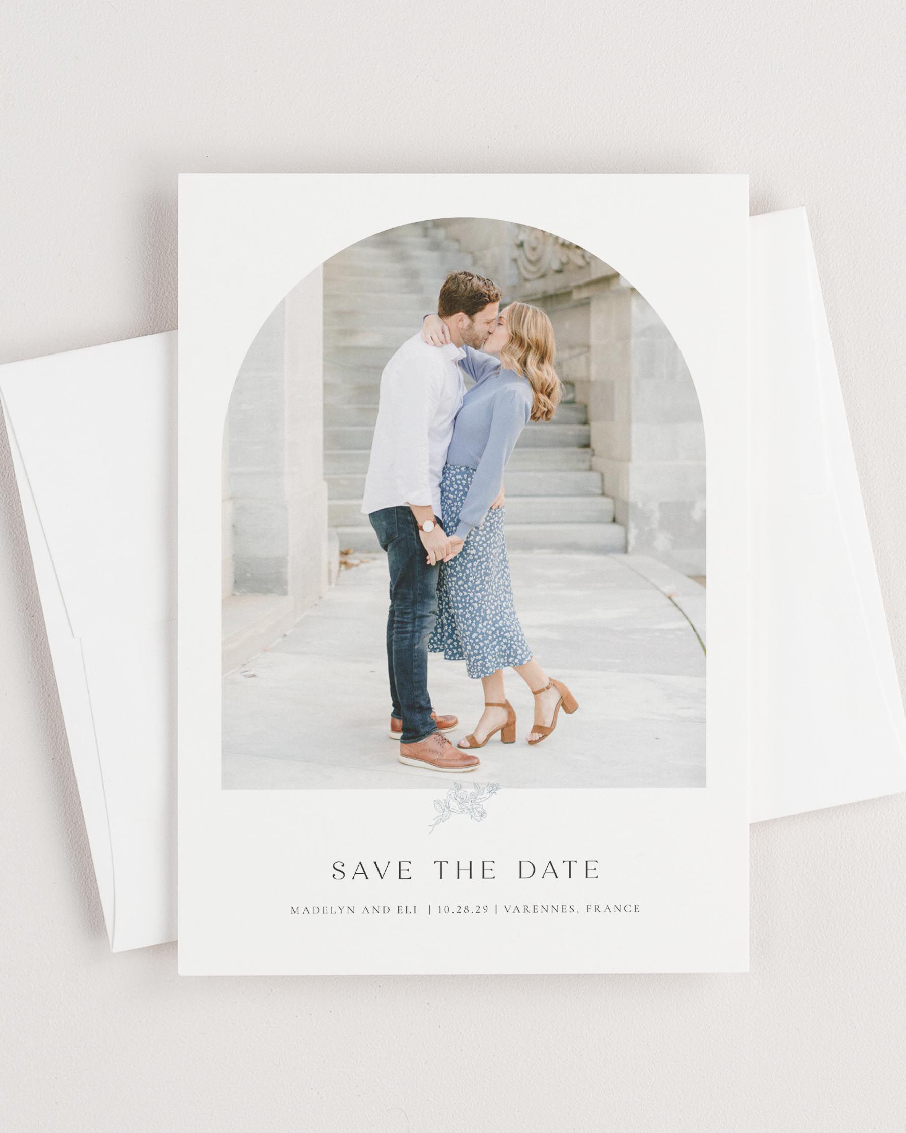 Madelyn Photo Save the Date with Envelope