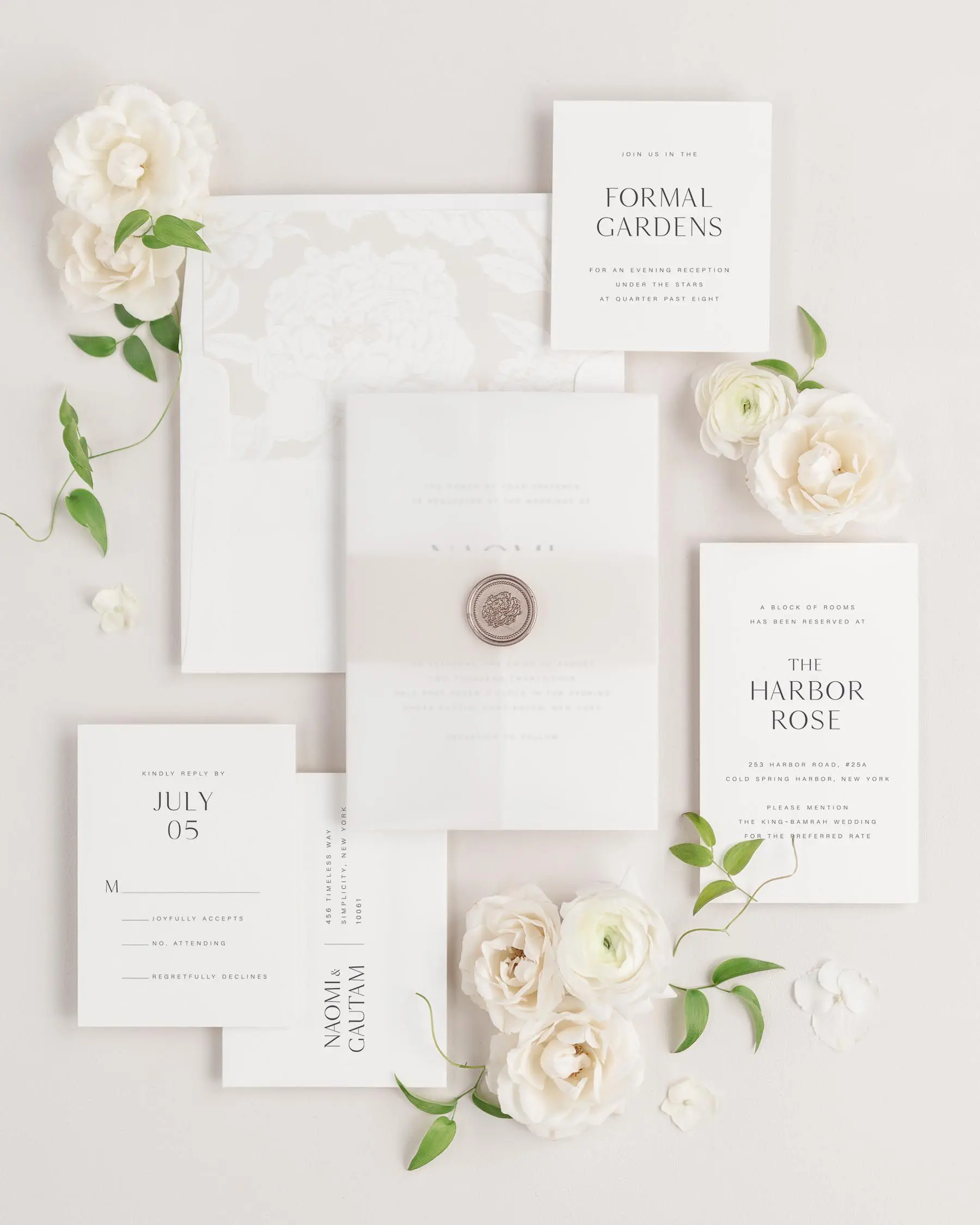 Naomi Wedding Invitations Suite