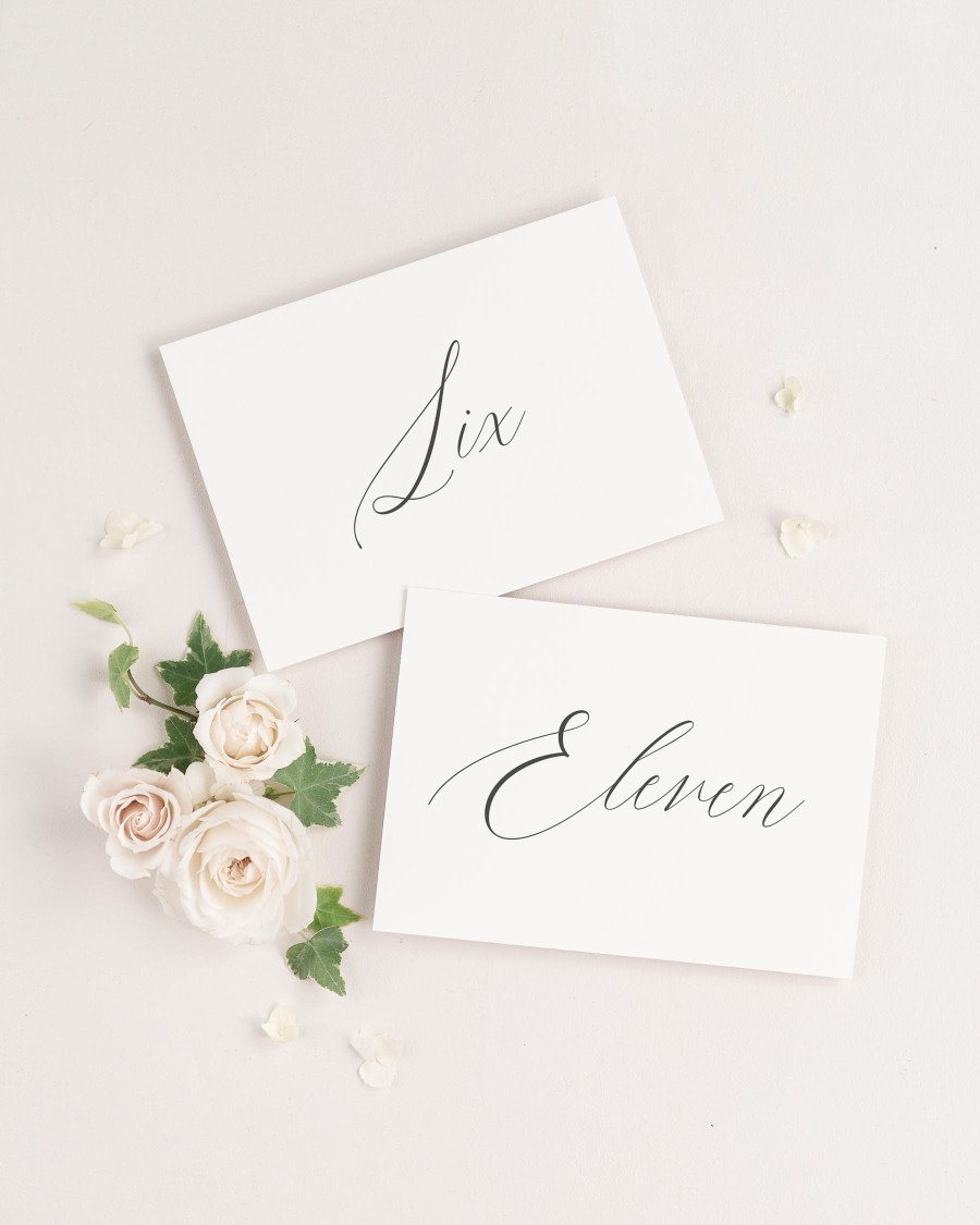 Natalie Table Numbers