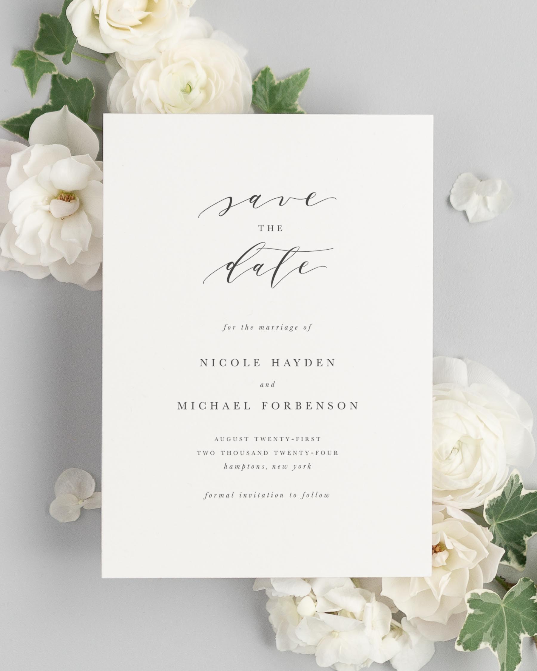 Nicole Save the Dates