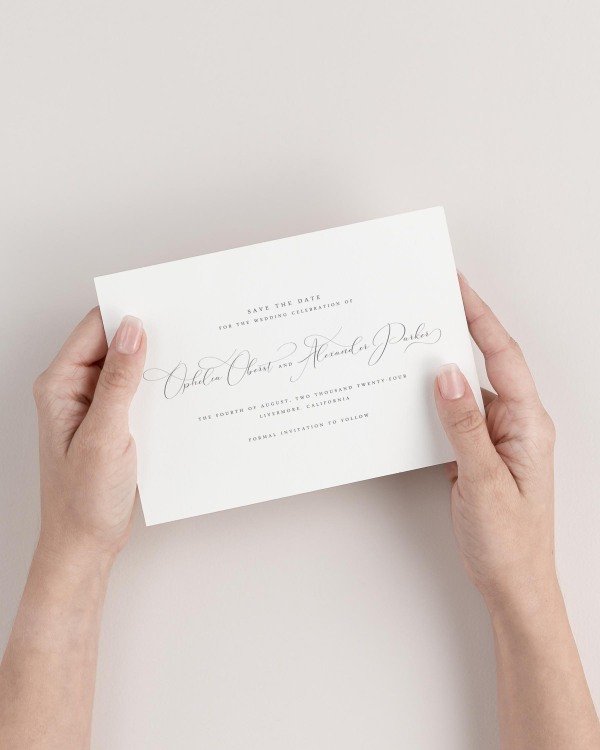 Ophelia Save the Dates