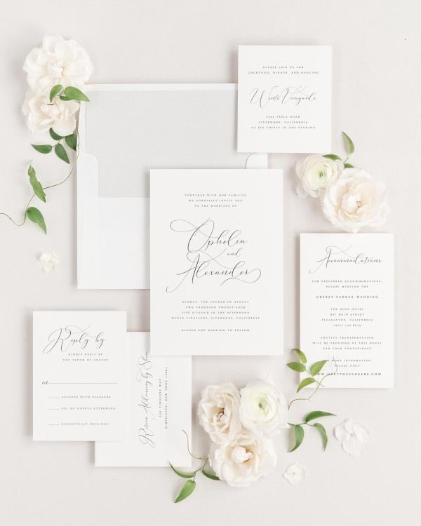 Ophelia Wedding Invitations
